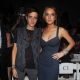 Lindsay Lohan and Samantha Ronson pose during Fashion Week