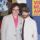 Clark Duke and Seth Green backstage at the VMAs