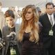 Samantha Ronson and Lindsay Lohan at the 2008 MTV VMAs