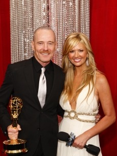 Bryan Cranston and Nancy O’Dell 