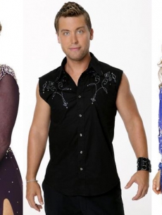 Cloris Leachman, Lance Bass and Brooke Burke 