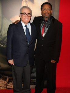 Directors Martin Scorsese and Spike Lee attend the premiere of ‘Miracle at St. 
Anna’ 