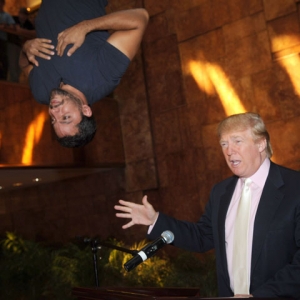 Video 666903 - David Blaine Turns Himself Upside Down