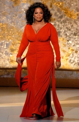 Oprah Winfrey takes the 2008 Emmy stage