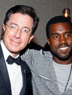 Kanye and Stephen Colbert, together at last