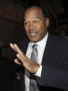 O.J. Simpson arrives to court for his verdict