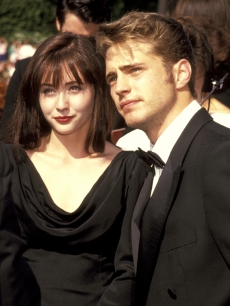 Shannen Doherty and Jason Priestley in 1991