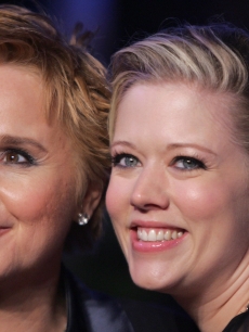 Melissa Etheridge and Tammy Lynn Michaels at the Vanity Fair Oscar Party, 2007 