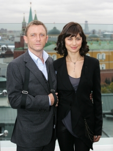 Daniel Craig and actress Olga Korylenko in Moscow for the new James Bond film ‘Quanturm Of Solace’