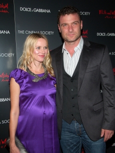 Naomi Watts and Liev Schreiber pose at a screening of ‘Filth and Wisdom’ hosted by The Cinema Society and Dolce and Gabbana