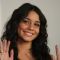 Vanessa Hudgens smiles during the German premiere of ‘High School Musical 3: Senior Year’ in Munich, Germany