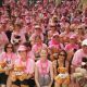Cynthia poses with her fellow survivors at the NYC Race for the Cure