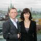 Daniel Craig and actress Olga Korylenko in Moscow for the new James Bond film ‘Quanturm Of Solace’