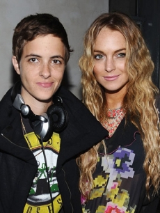 Lindsay Lohan and Samantha Ronson at Saks’ ‘Key To The Cure’ Launch Party