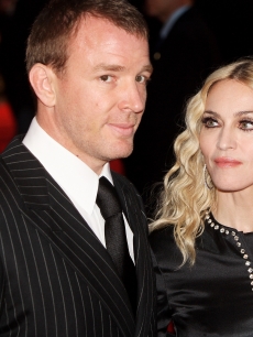 Guy Ritchie and Madonna arrive at the world premiere of ‘RocknRolla’ at the Odeon cinema, Leicester Square on in London, England