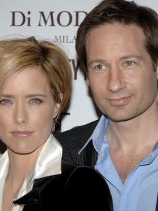 David Duchovny and Tea Leoni in happier times