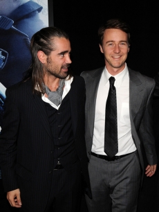 Colin Farrell and Ed Norton at the NYC premiere of ‘Pride and Glory’