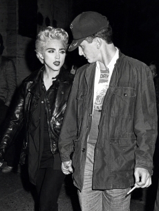 Madonna and Sean Penn attend a theater performance, August 28, 1986 