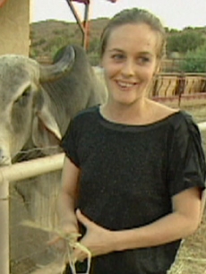 Alicia Silverstone at Animal Acres