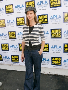 Rachel Griffiths attends the 24th Annual AIDS Walk Los Angeles