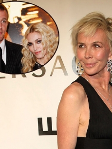 Trudie Styler, Madonna and Guy Ritchie (inset) 