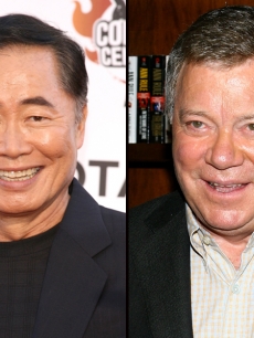 George Takei and William Shatner