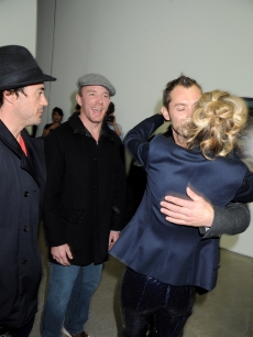 Robert Downey Jr., Guy Ritchie, Jude Law and Sam Taylor-Wood attend the private view of Sam Taylor Wood’s new exhibition ‘Yes I No’