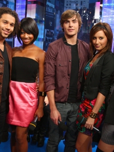 Corbin Bleu, Monique Coleman, Zac Efron, Ashley Tisdale and Vanessa Hudgens visit ‘TRL’