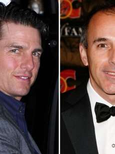 Tom Cruise and Matt Lauer