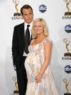 Amy Poehler and husband Will Arnett at the Emmy Awards