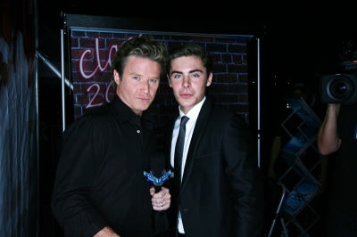 Billy Bush and Zac Efron at the ‘HSM 3’ premiere