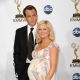 Amy Poehler and husband Will Arnett at the Emmy Awards
