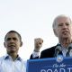 Barack Obama and running mate Joe Biden on the trail in Dublin, Ohio