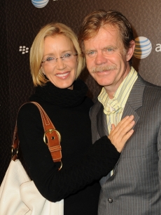Felicity Huffman and husband William H. Macy at the BlackBerry Bold launch party in LA