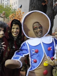 Kathie Lee as the Big Bad Wolf, Hoda Kotb as Little Red Riding Hood, Al as The Gingerbread Man and Meredith as Pinocchio