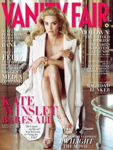Kate Winslet on the cover of Vanity Fair