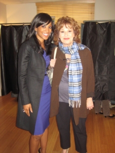 Shaun Robinson and Joy Behar on Election Day 2008