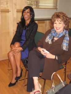 Shaun and Joy Behar have a laugh while voting in NY