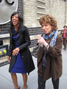Shaun Robinson and ‘View’ co-host Joy Behar head to the polls in NY