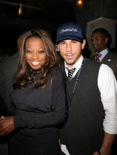 Star Jones and Billy Dec at the Barack Obama Victory Party at Underground in Chicago, Illinois
