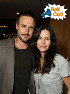 Courteney Cox and husband David Arquette