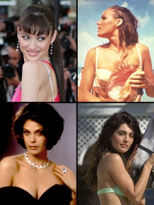Some of James Bond’s lovely ladies over the years!
