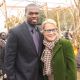 Curtis ‘50 Cent’ Jackson and Bette Midler attend the opening of the Curtis ‘50 Cent’ Jackson Community Garden in the Jamaica, Queens in NYC