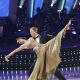 Brooke Burke and her partner, professional Derek Hough