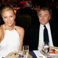 Charlize Theron and Robert DeNiro at the grand opening of the Atlantis resort in Dubai