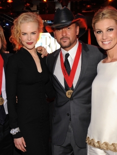 Keith Urban, Nicole Kidman, Tim McGraw and Faith Hill attend the 56th Annual BMI Country Awards