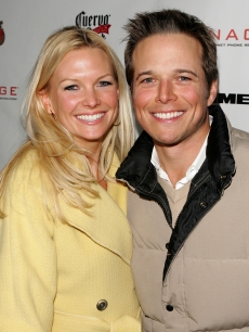 Kelley Limp and husband Scott Wolf attend a party at Sundance 2006 