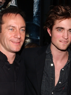 Jason Isaacs and Robert Pattinson at the ‘The Goblet Of Fire’ premiere, November 12, 2005 