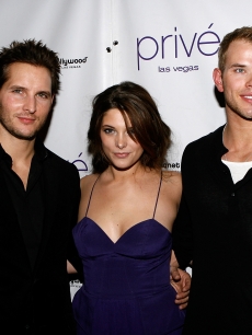 ‘Twilight’ stars Peter Facinelli, Ashley Greene and Kellan Lutz arrive at Prie Las Vegas