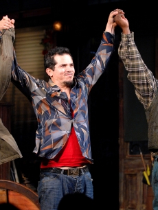 Haley Joe Osment, John Leguizamo, and Cedric the Entertainer attend the opening night of ‘American Buffalo’ on Broadway at the Belasco Theatre